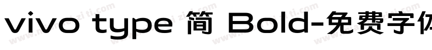 vivo type 简 Bold字体转换